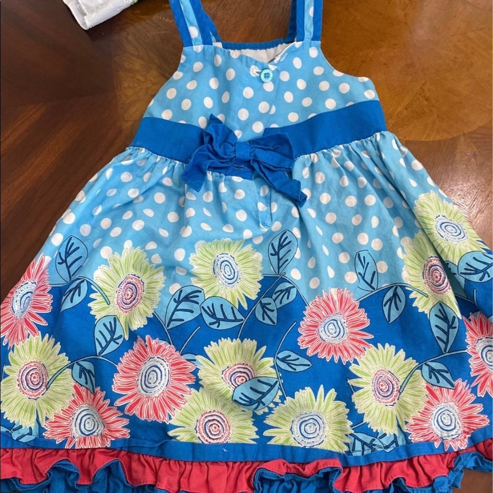 Lot of 3 baby girl dress size 24 months - Picture 8 of 9